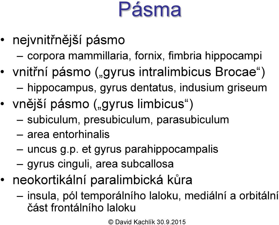 subiculum, pr