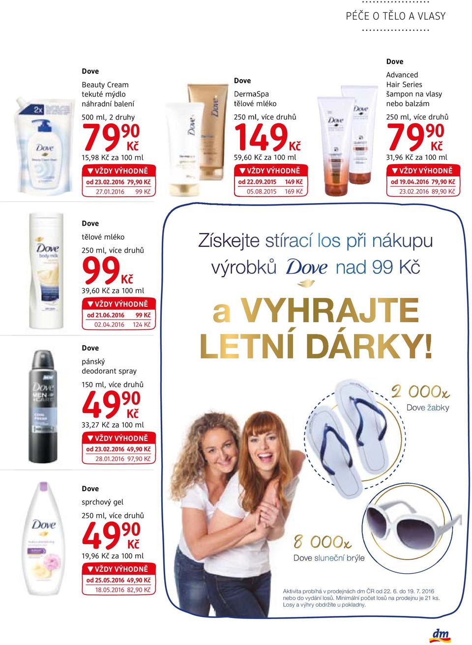 2016 89,90 Dove tělové mléko 250 ml, více druhů 99 39,60 za 100 ml od 21.06.2016 99 02.04.2016 124 Dove pánský deodorant spray 150 ml, více druhů 49 90 33,27 za 100 ml od 23.02.2016 49,90 28.01.2016 97,90 Dove sprchový gel 250 ml, více druhů 49 90 19,96 za 100 ml od 25.