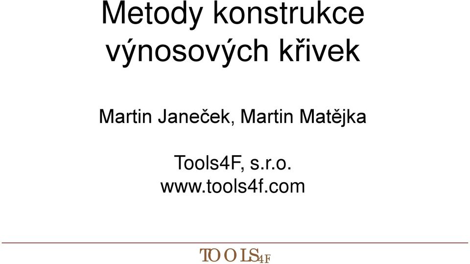 Janeček, Martin Matějka