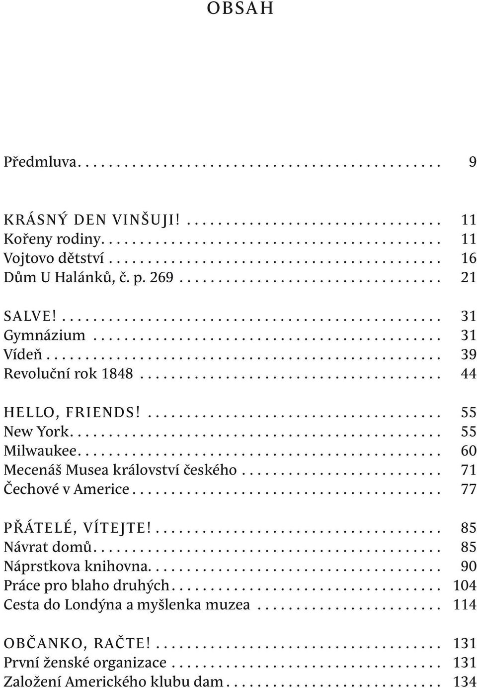 .................................................. 39 revoluční rok 1848....................................... 44 hello, FriendS!...................................... 55 new york................................................ 55 Milwaukee.