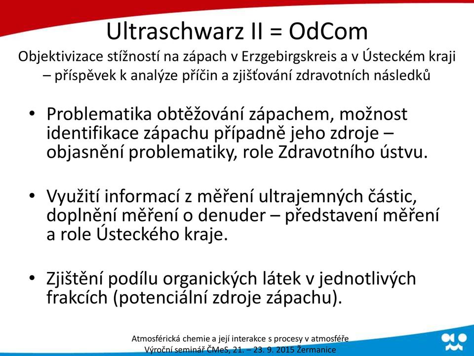 objasnění problematiky, role Zdravotního ústvu.