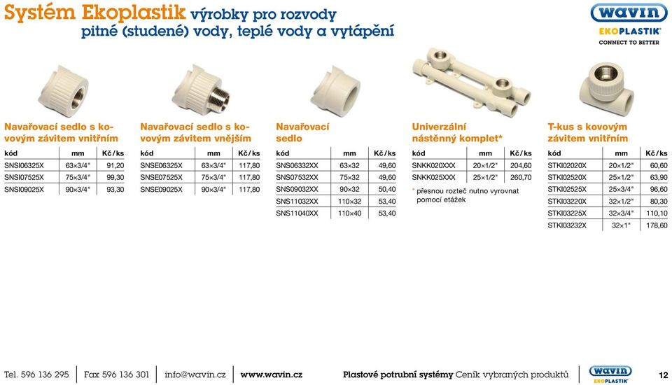 SNSE09025X 90 3/4" 117,80 SNS06332XX 63 32 49,60 SNS07532XX 75 32 49,60 SNS09032XX 90 32 50,40 SNS11032XX 110 32 53,40 SNS11040XX 110 40 53,40 SNKK020XXX 20 1/2" 204,60 SNKK025XXX 25 1/2"