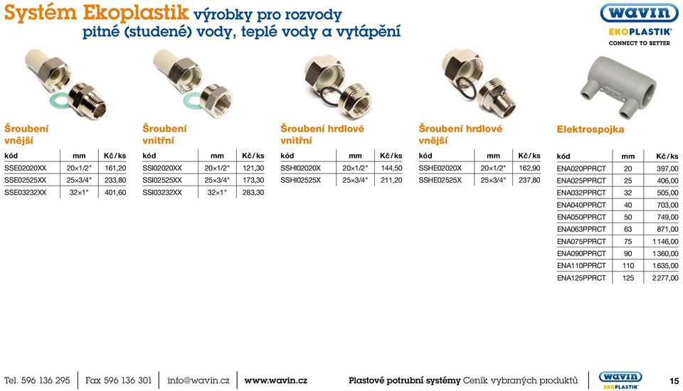 SSHI02020X 20 1/2" 144,50 SSHI02525X 25 3/4" 211,20 SSHE02020X 20 1/2" 162,90 SSHE02525X 25 3/4" 237,80 ENA020PPRCT 20 397,00 ENA025PPRCT 25 406,00 ENA032PPRCT 32