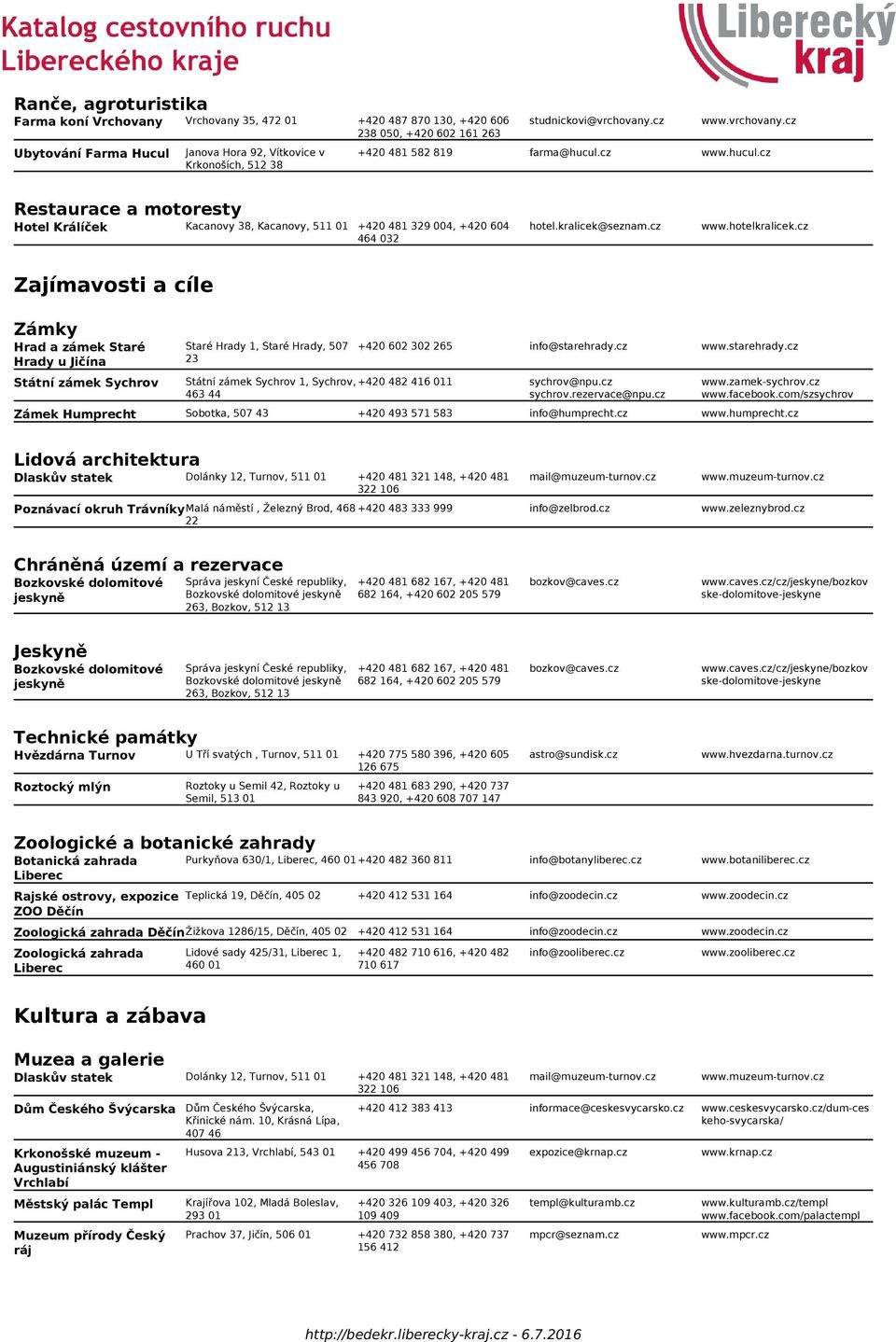 kralicek@seznam.cz www.hotelkralicek.cz Zajímavosti a cíle Zámky Hrad a zámek Staré Hrady u Jičína Státní zámek Sychrov Staré Hrady 1, Staré Hrady, 507 23 +420 602 302 265 info@starehrady.