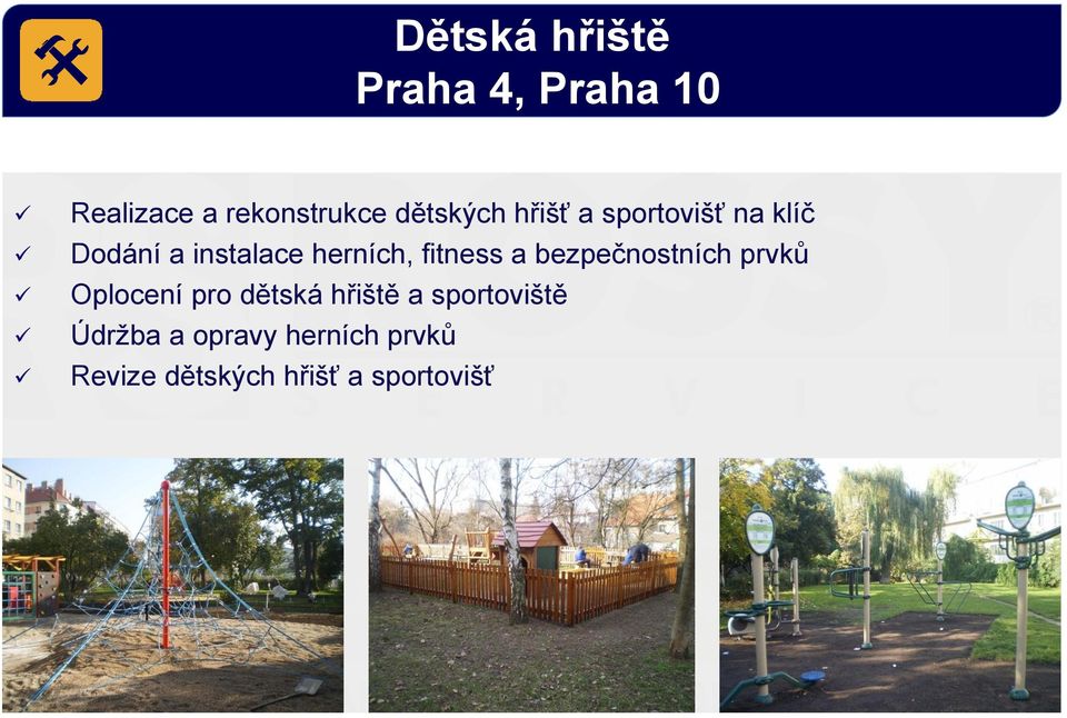 fitness a bezpečnostních prvků Oplocení pro dětská hřiště a