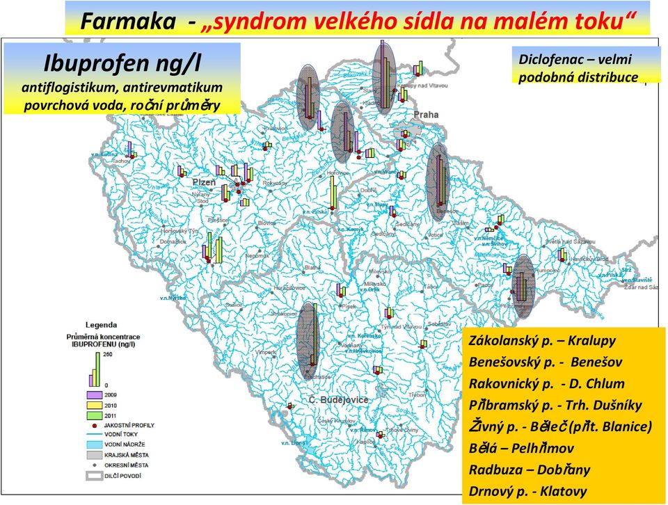 Zákolanský p. Kralupy Benešovský p. Benešov Rakovnický p. D. Chlum Příbramský p.