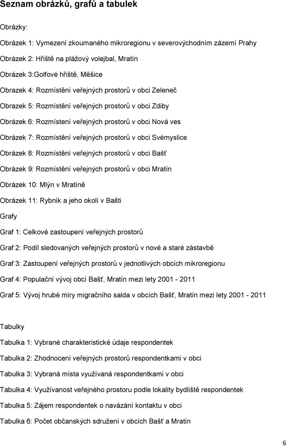 prostorů v obci Svémyslice Obrázek 8: Rozmístění veřejných prostorů v obci Bašť Obrázek 9: Rozmístění veřejných prostorů v obci Mratín Obrázek 10: Mlýn v Mratíně Obrázek 11: Rybník a jeho okolí v