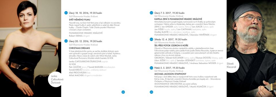 30 hodin KAPELA ZRNÍ S FILHARMONIÍ HRADEC KRÁLOVÉ Mimořádný koncertní projekt kapely nominované na tři Anděly se symfonickým orchestrem.