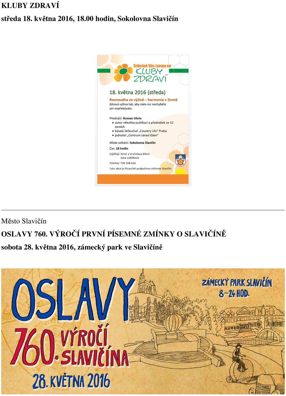 OSLAVY 760.