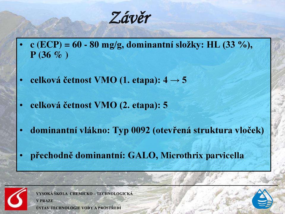 etapa): 4 5 celková četnost VMO (2.