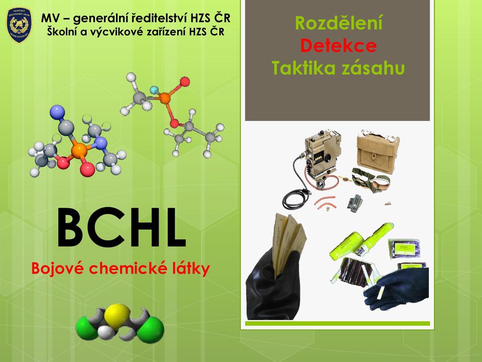 ČR Rozdělení Detekce Taktika