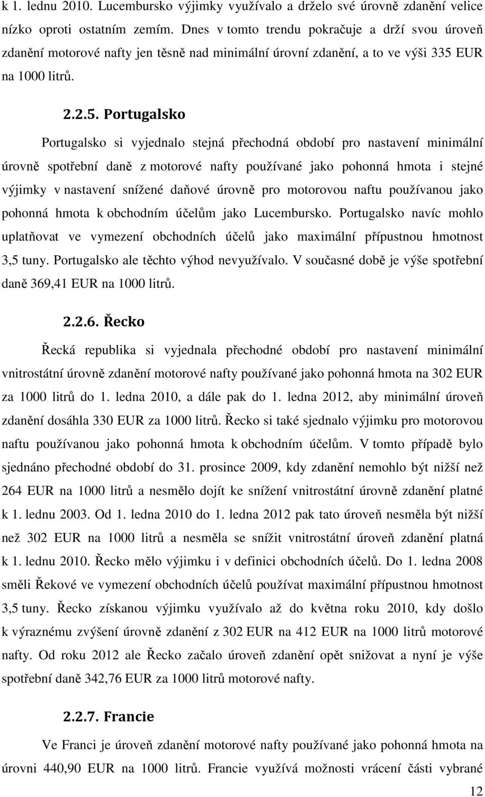 EUR na 1000 litrů. 2.2.5.