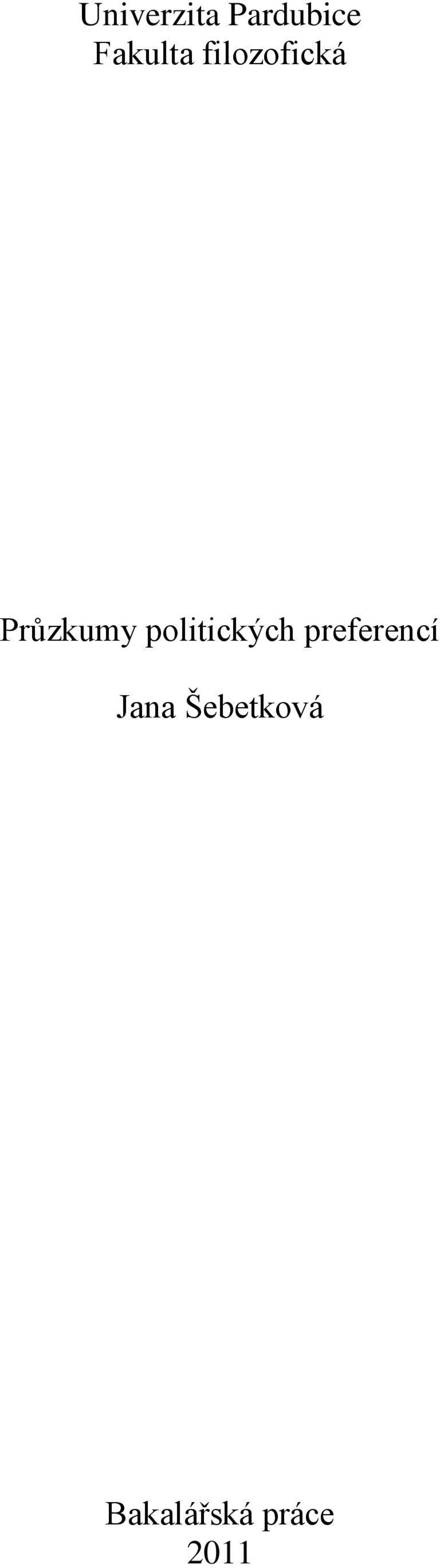 Průzkumy politických