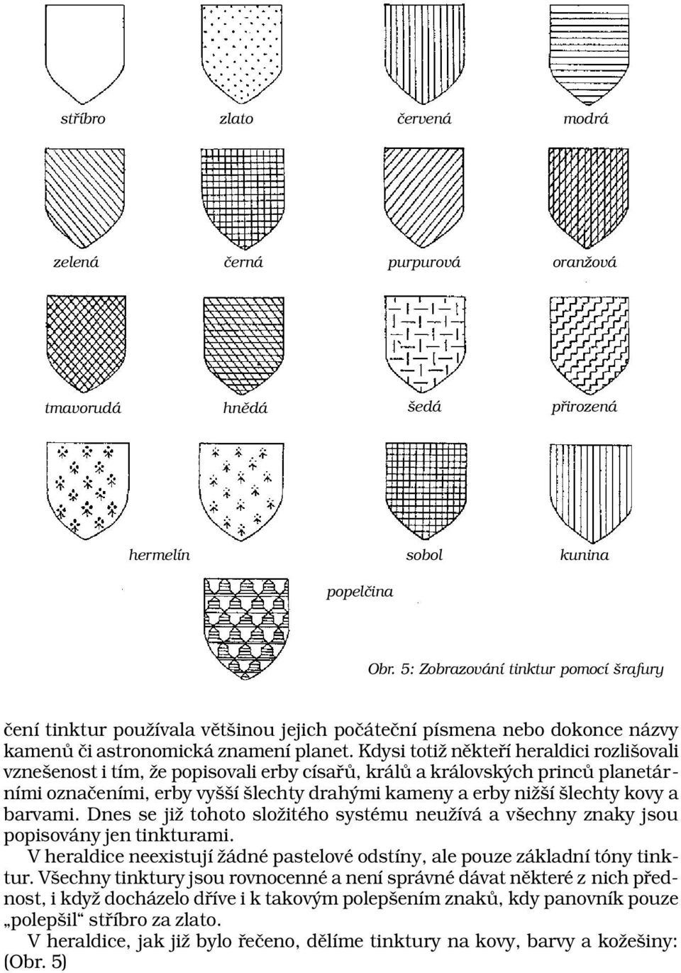 Kdysi totiž někteří heraldici rozlišovali vznešenost i tím, že popisovali erby císařů, králů a královských princů planetárními označeními, erby vyšší šlechty drahými kameny a erby nižší šlechty kovy