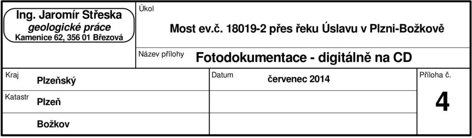 Katastr Fotodokumentace - digitálně na CD Plzeňský červenec