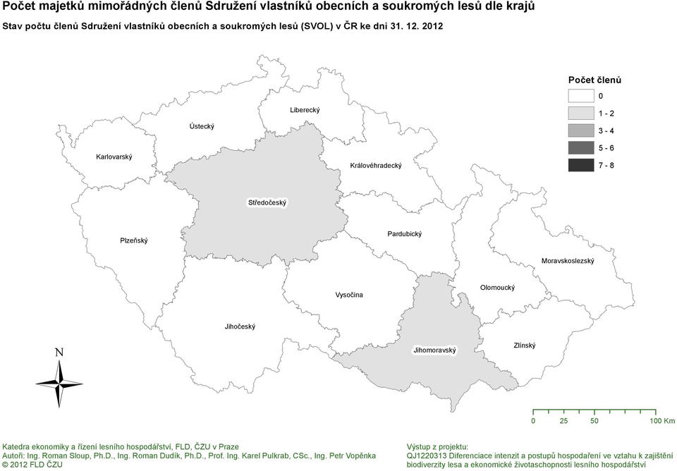 lesů (SVOL) v ČR ke dni 31. 12.