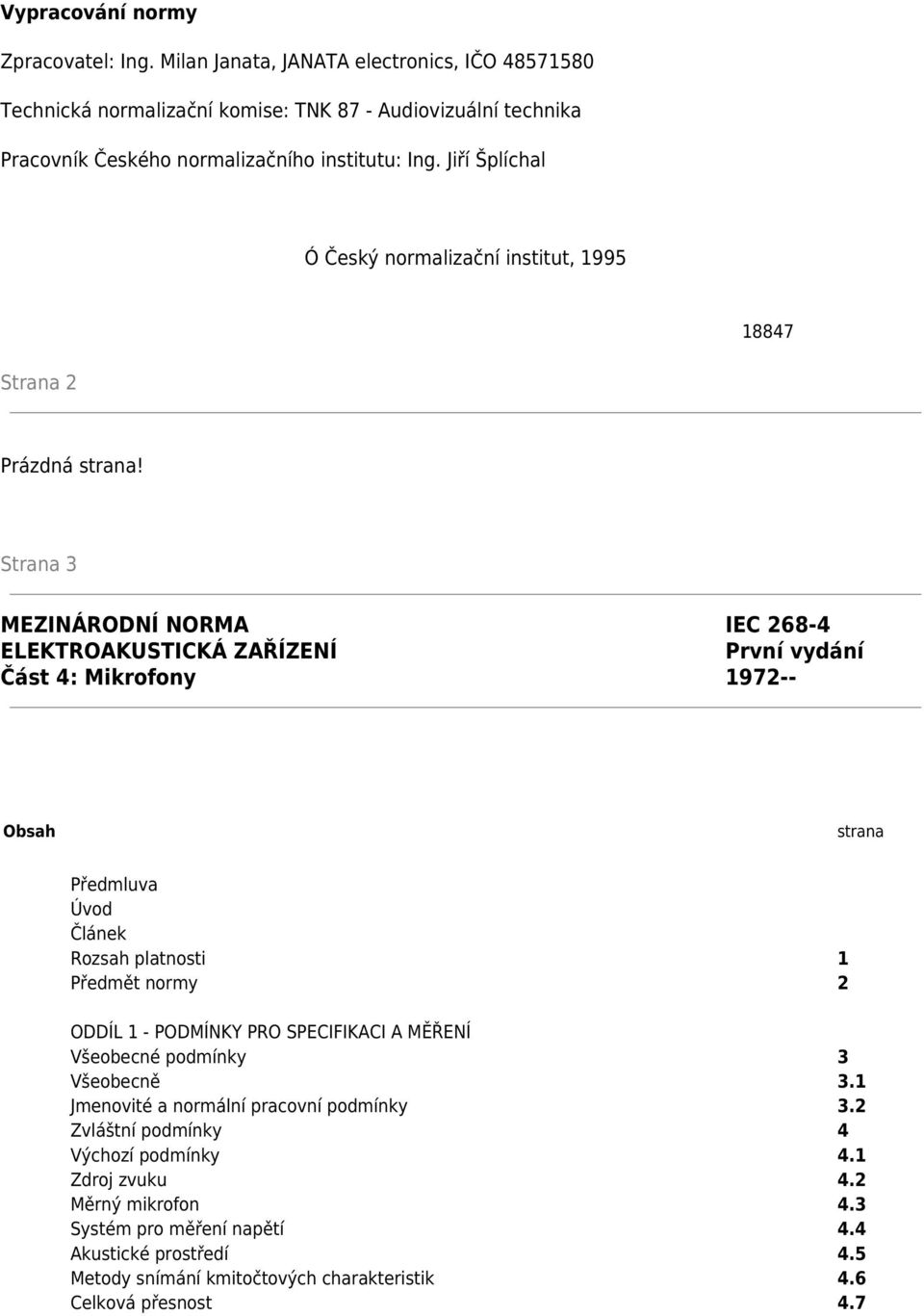 Jiří Šplíchal Ó Český normalizační institut, 1995 18847 Strana 2 Prázdná strana!