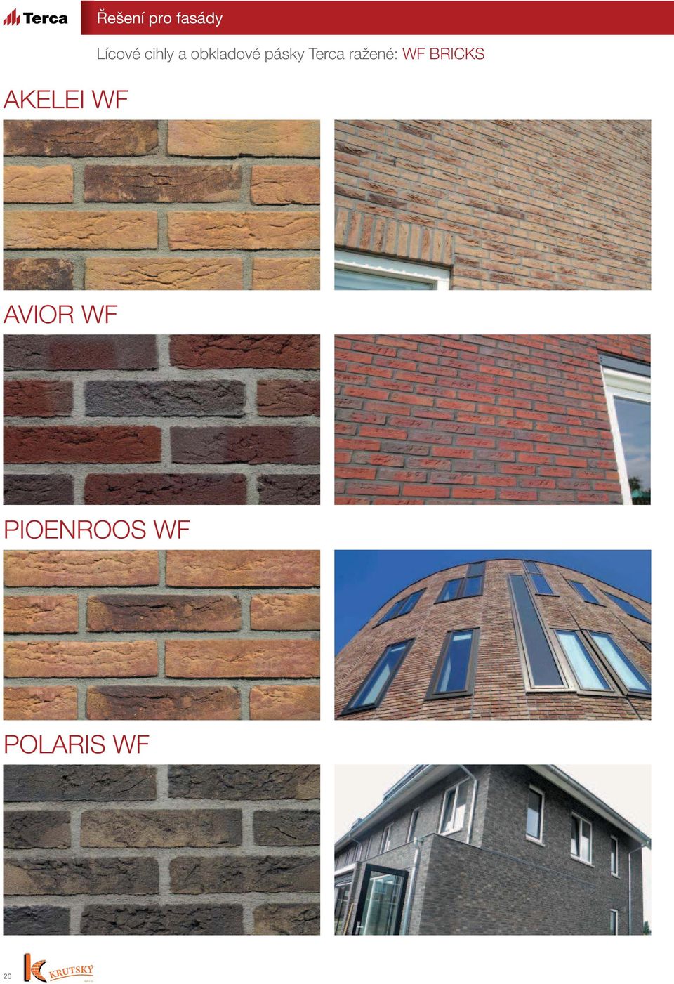 pásky Terca ražené: WF BRICKS