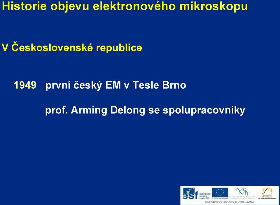 republice 1949 první český EM v