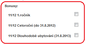 Napravo si můžete, ale nemusíte, vybrat preferovanou a náhradní kolej.