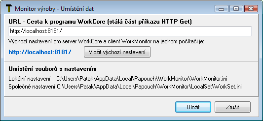 Workmonitor N a s t a v e n í t i s k ů Okna programu, u kterých je možné že je bude někdo chtít vytisknout, jsou opatřena tlačítky s tiskárnou.