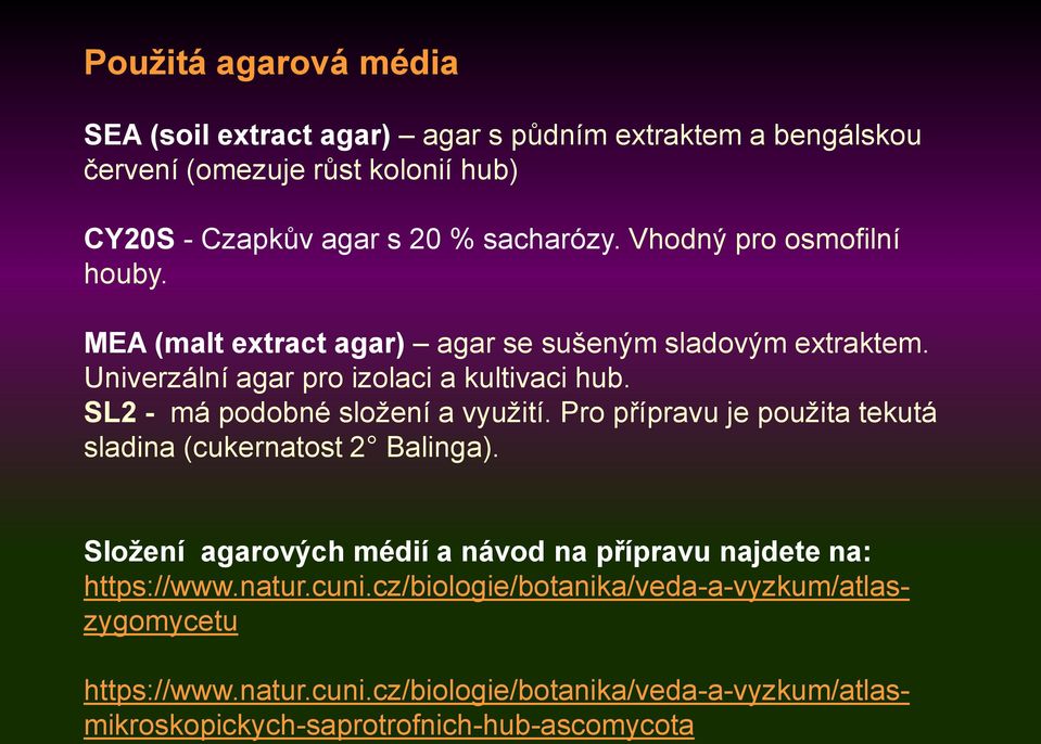 SL2 - má podobné složení a využití. Pro přípravu je použita tekutá sladina (cukernatost 2 Balinga).