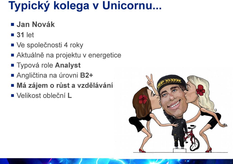 Aktuálně na projektu v energetice Typová role