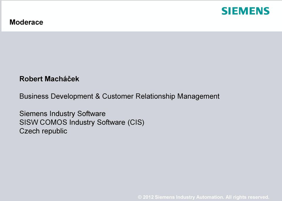 Management Siemens Industry Software