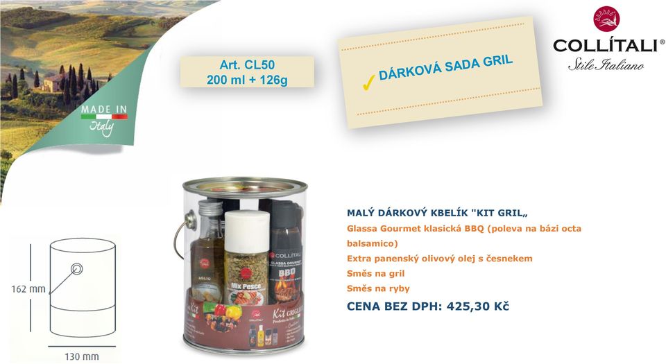 octa balsamico) Extra panenský olivový olej s