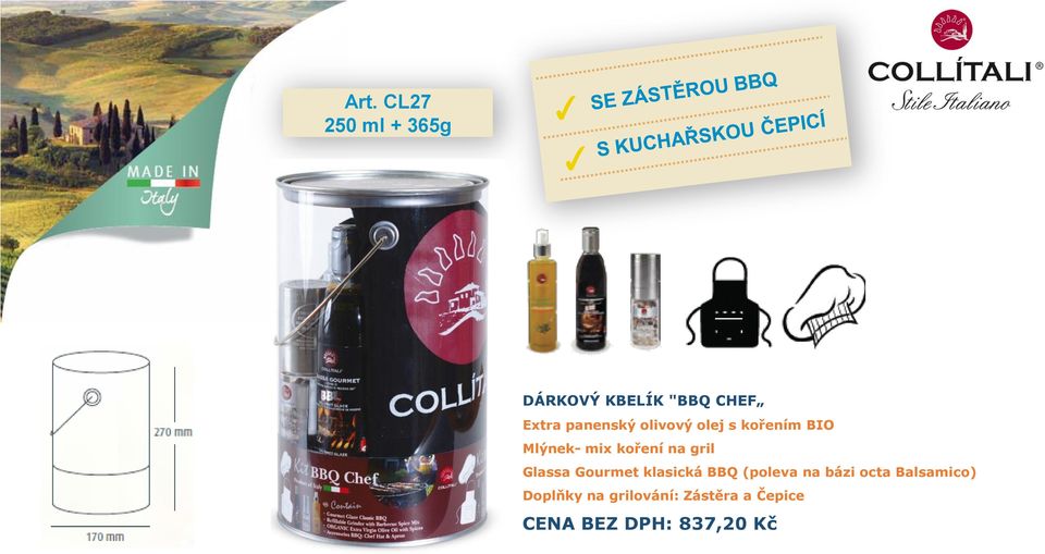 gril Glassa Gourmet klasická BBQ (poleva na bázi octa