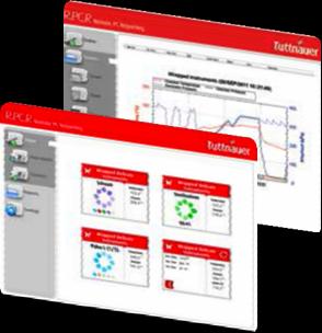 PlazMax Line R.PC.R Software R.PC.R software umožňuje automatické nahrávání informací o průběhu cyklu do PC (volitelné příslušenství).