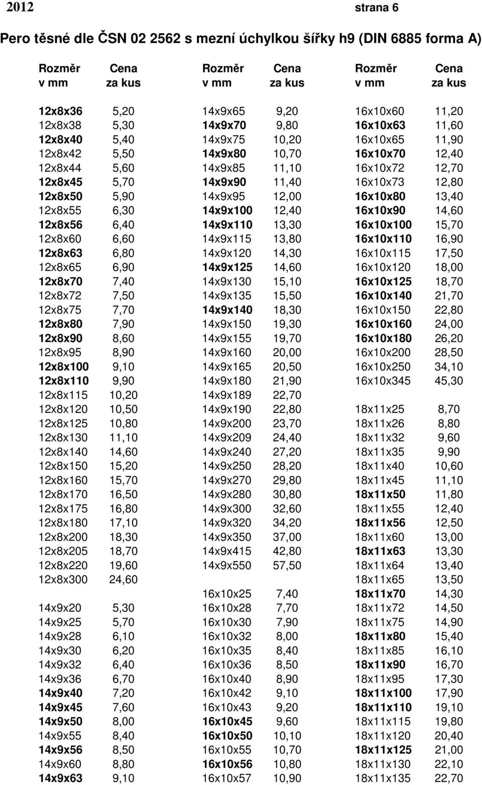 14x9x100 12,40 16x10x90 14,60 12x8x56 6,40 14x9x110 13,30 16x10x100 15,70 12x8x60 6,60 14x9x115 13,80 16x10x110 16,90 12x8x63 6,80 14x9x120 14,30 16x10x115 17,50 12x8x65 6,90 14x9x125 14,60 16x10x120