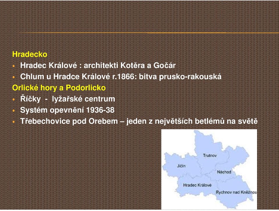 1866: bitva prusko-rakouská Orlické hory a Podorlicko Říčky