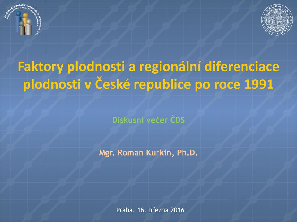 republice po roce 1991 Diskusní večer