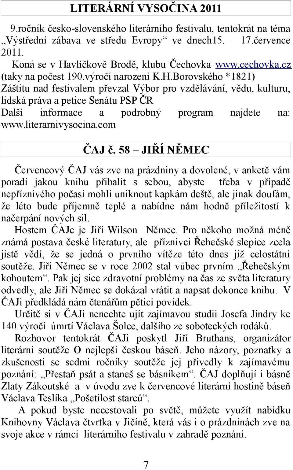 literarnivysocina.com ČAJ č.