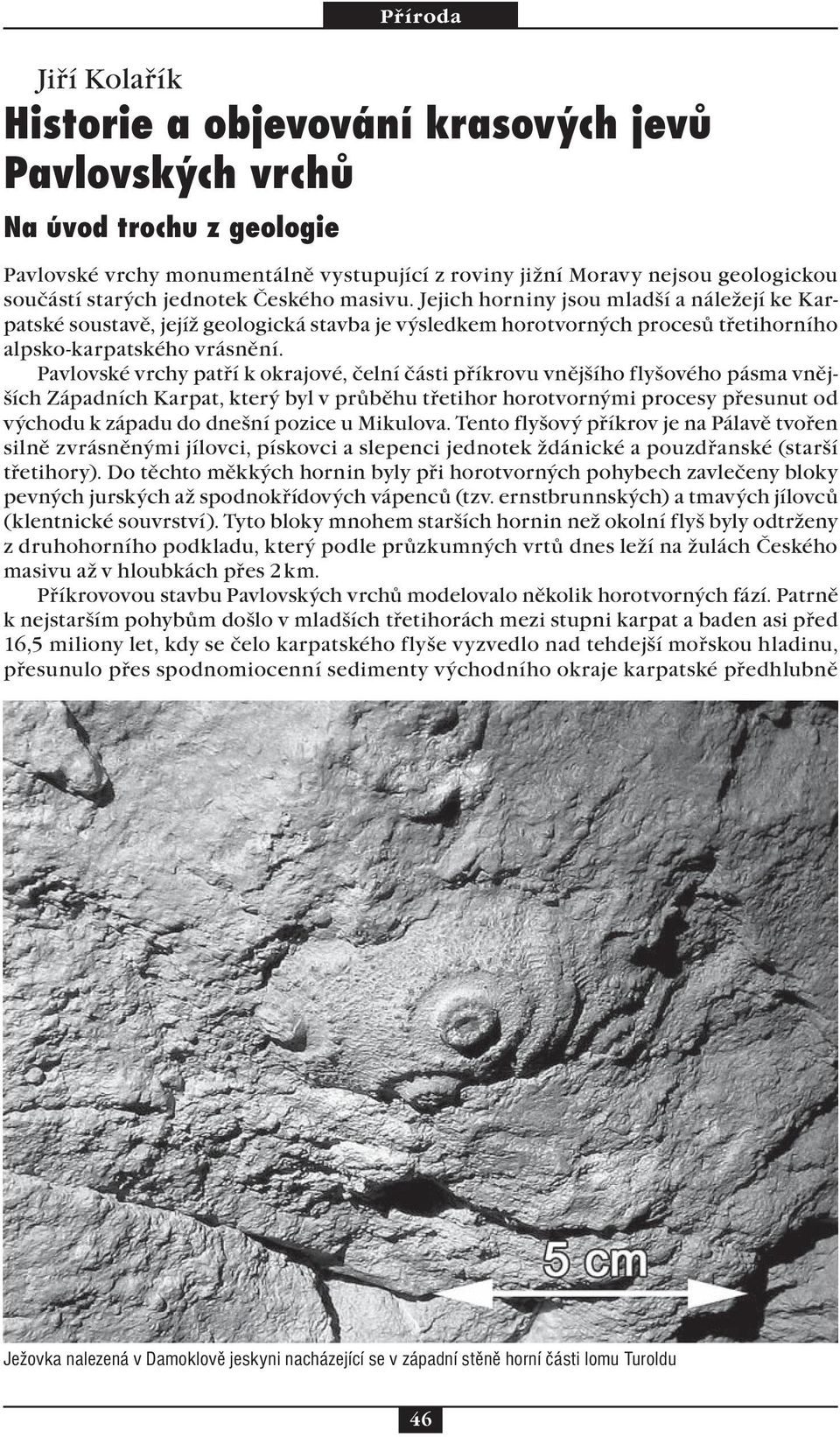 Pavlovské vrchy patří k okrajové, čelní části příkrovu vnějšího flyšového pásma vnějších Západních Karpat, který byl v průběhu třetihor horotvornými procesy přesunut od východu k západu do dnešní