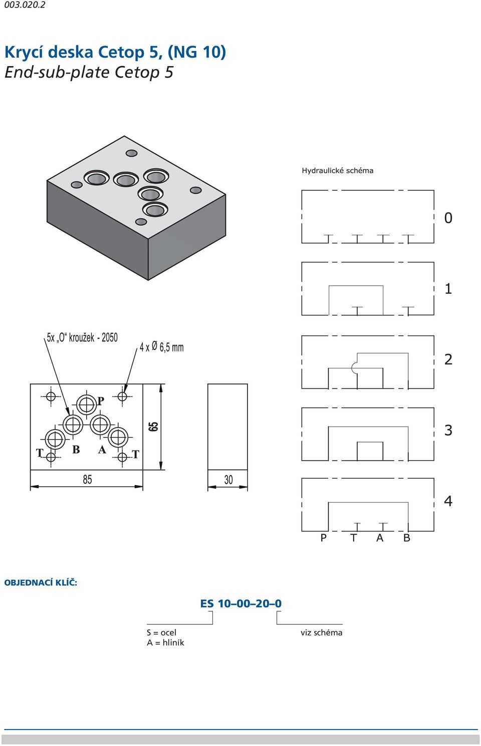 10 00 20 0 viz schéma HYDROCOM, spol. s r. o.