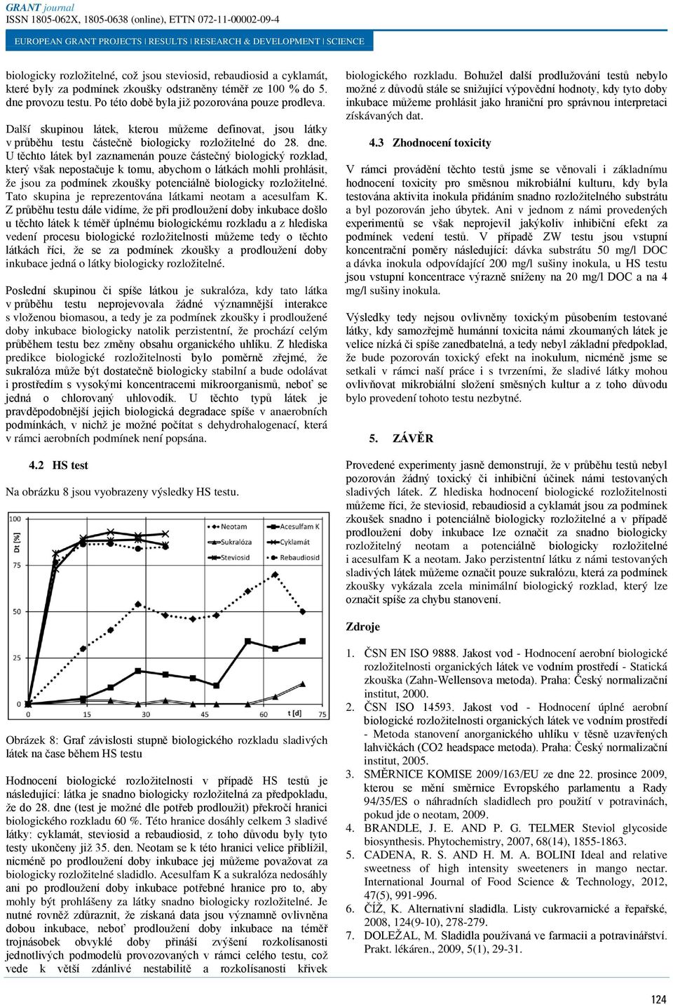 U těchto látek byl zaznamenán pouze částečný biologický rozklad, který však nepostačuje k tomu, abychom o látkách mohli prohlásit, že jsou za podmínek zkoušky potenciálně biologicky rozložitelné.