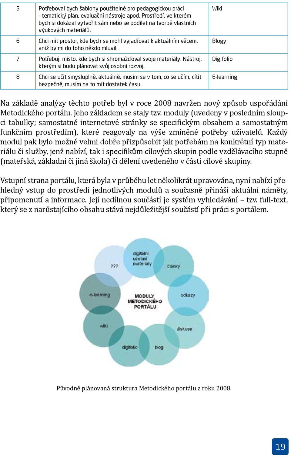 6 Chci mít prostor, kde bych se mohl vyjadřovat k aktuálním věcem, aniž by mi do toho někdo mluvil. 7 Potřebuji místo, kde bych si shromažďoval svoje materiály.