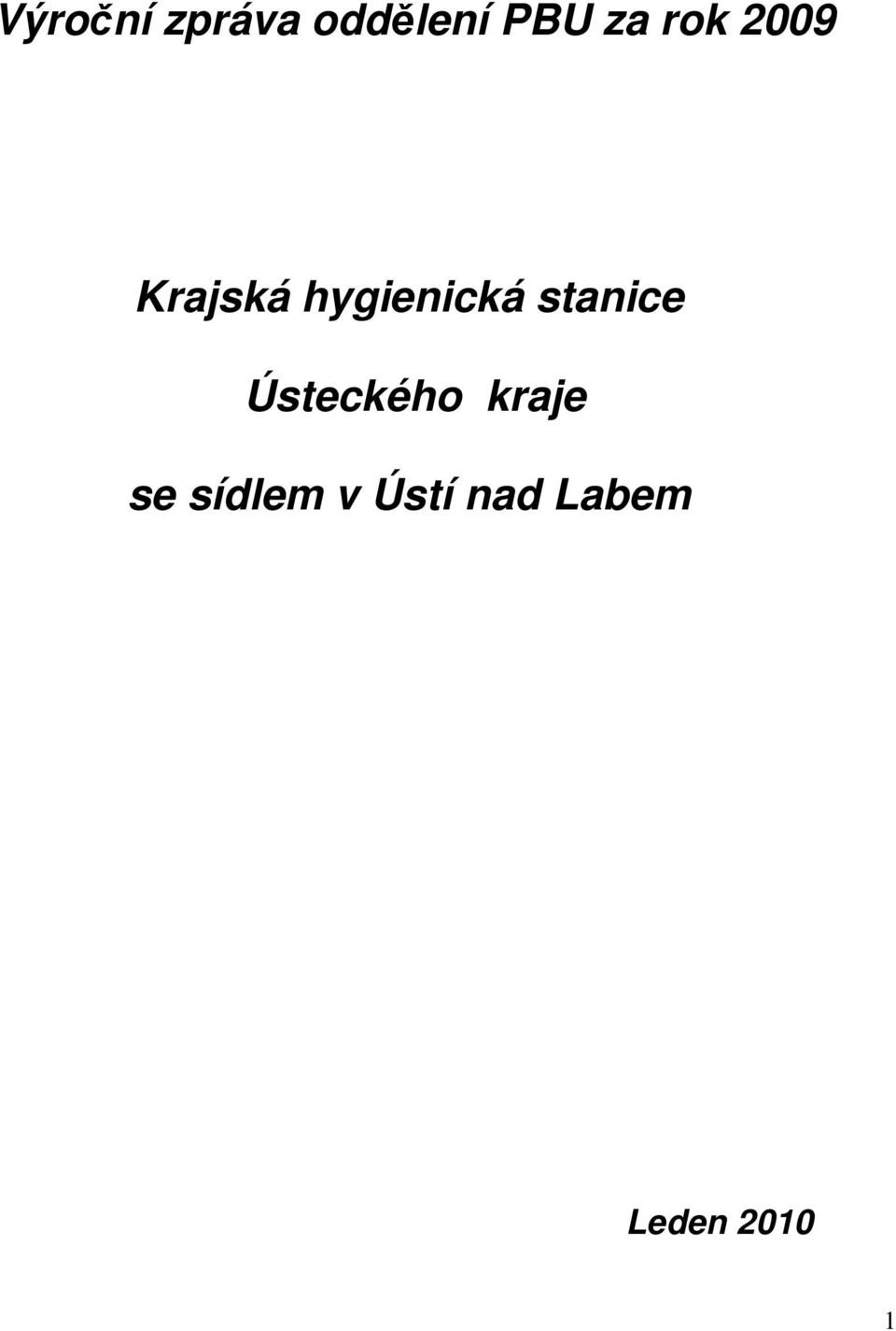 stanice Ústeckého kraje se