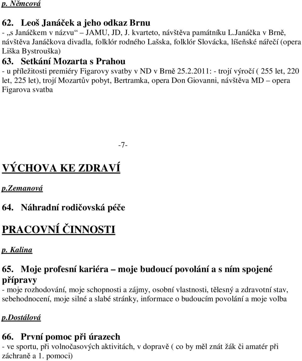 Setkání Mozarta s Prahou - u příležitosti premiéry Figarovy svatby v ND v Brně 25