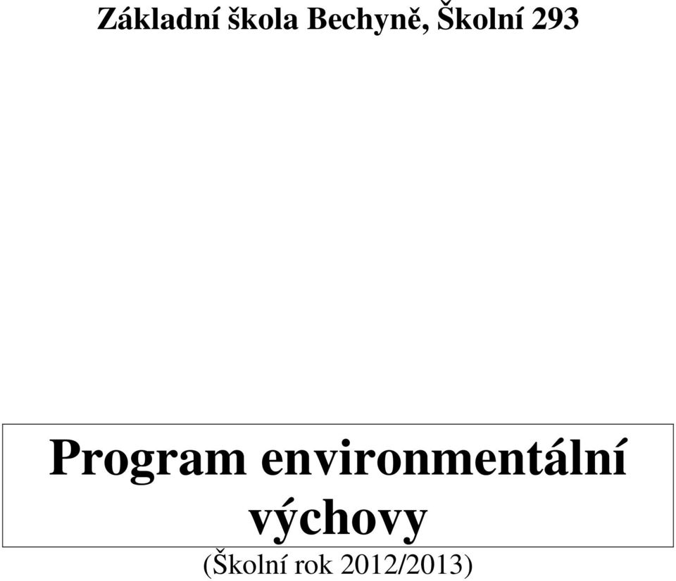 Program