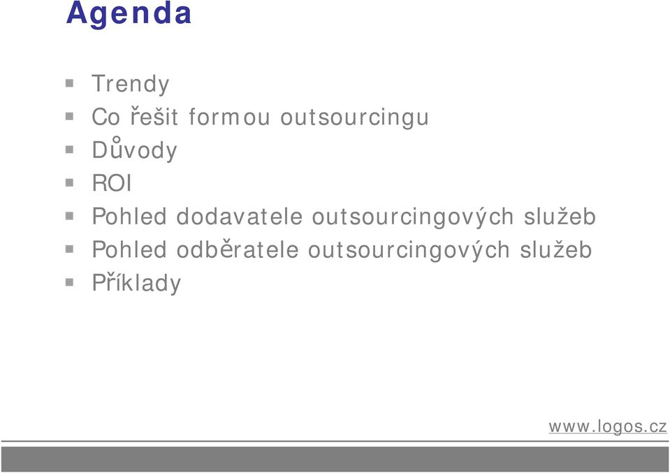 dodavatele outsourcingových služeb