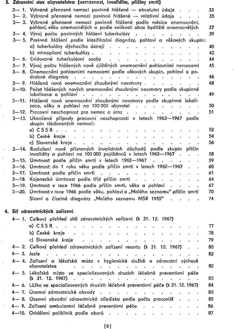 Vybrané přenos<né nemoci povinně hlášené podle měsíce onemocnění, pohlaví, věku onemocnělých o podle velikostí obce bydhště onemocnělých 37 3-4. Vývoj počtu povinných hlášení tuberkulózy 39 3-5.