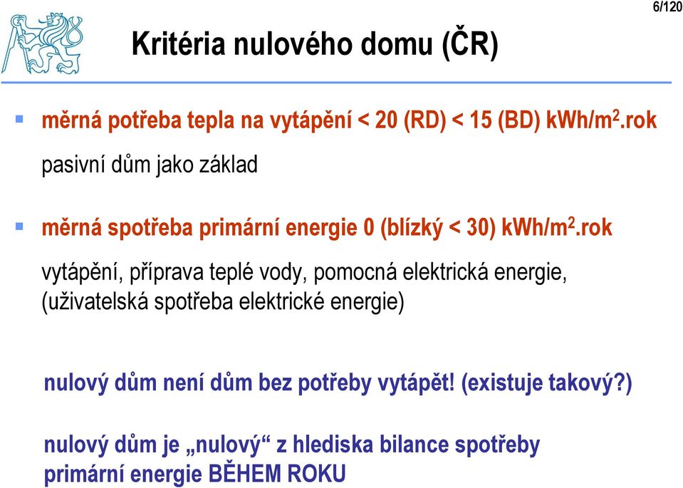 rok vytápění, příprava teplé vody, pomocná elektrická energie, (uživatelská spotřeba elektrické energie)