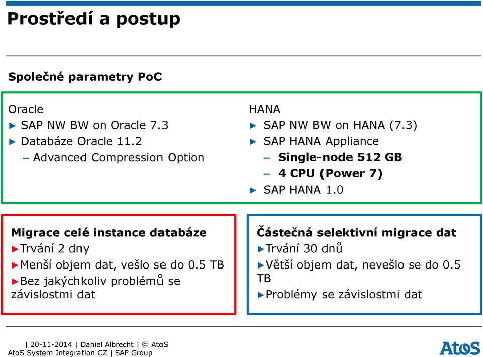 3) SAP HANA Appliance Single-node 512 GB 4 CPU (Power 7) SAP HANA 1.