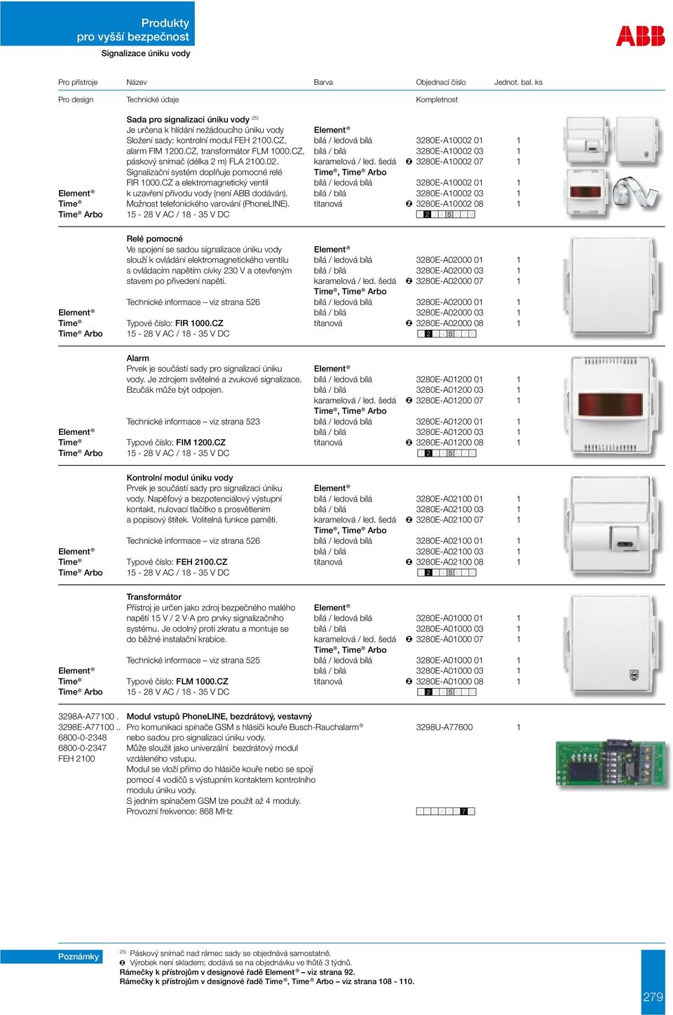 CZ, transformátor FLM 1000.CZ, bílá / bílá 3280E-A10002 03 1 páskový snímač (délka 2 m) FLA 2100.02. karamelová / led.