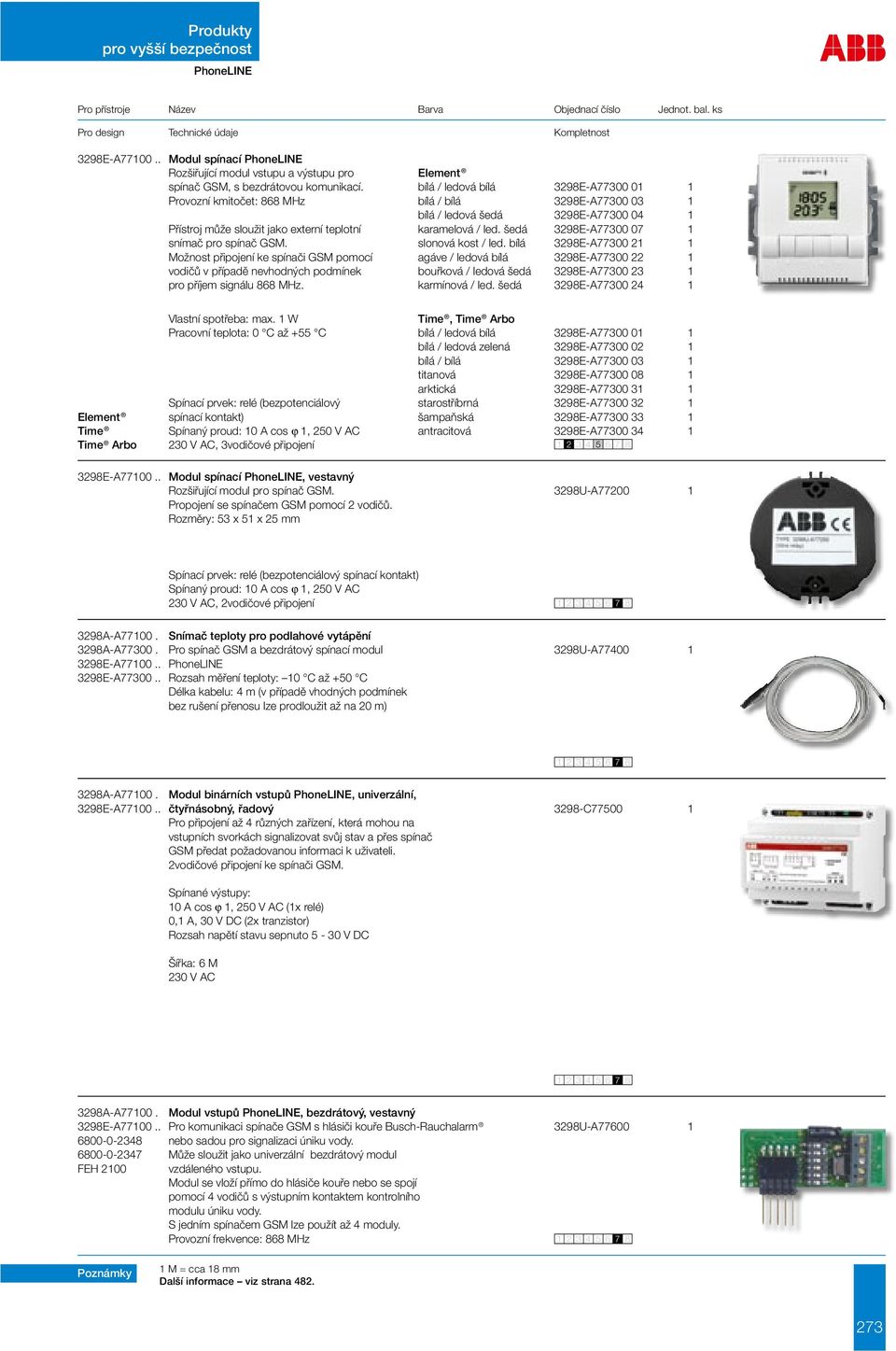 šedá 3298E-A77300 07 1 snímač pro spínač GSM. slonová kost / led.