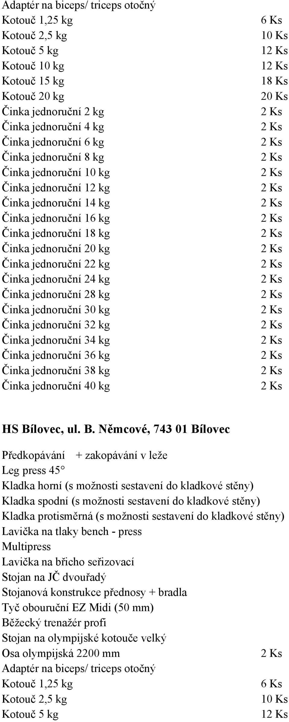 Němcové, 743 01 Bílovec Multipress