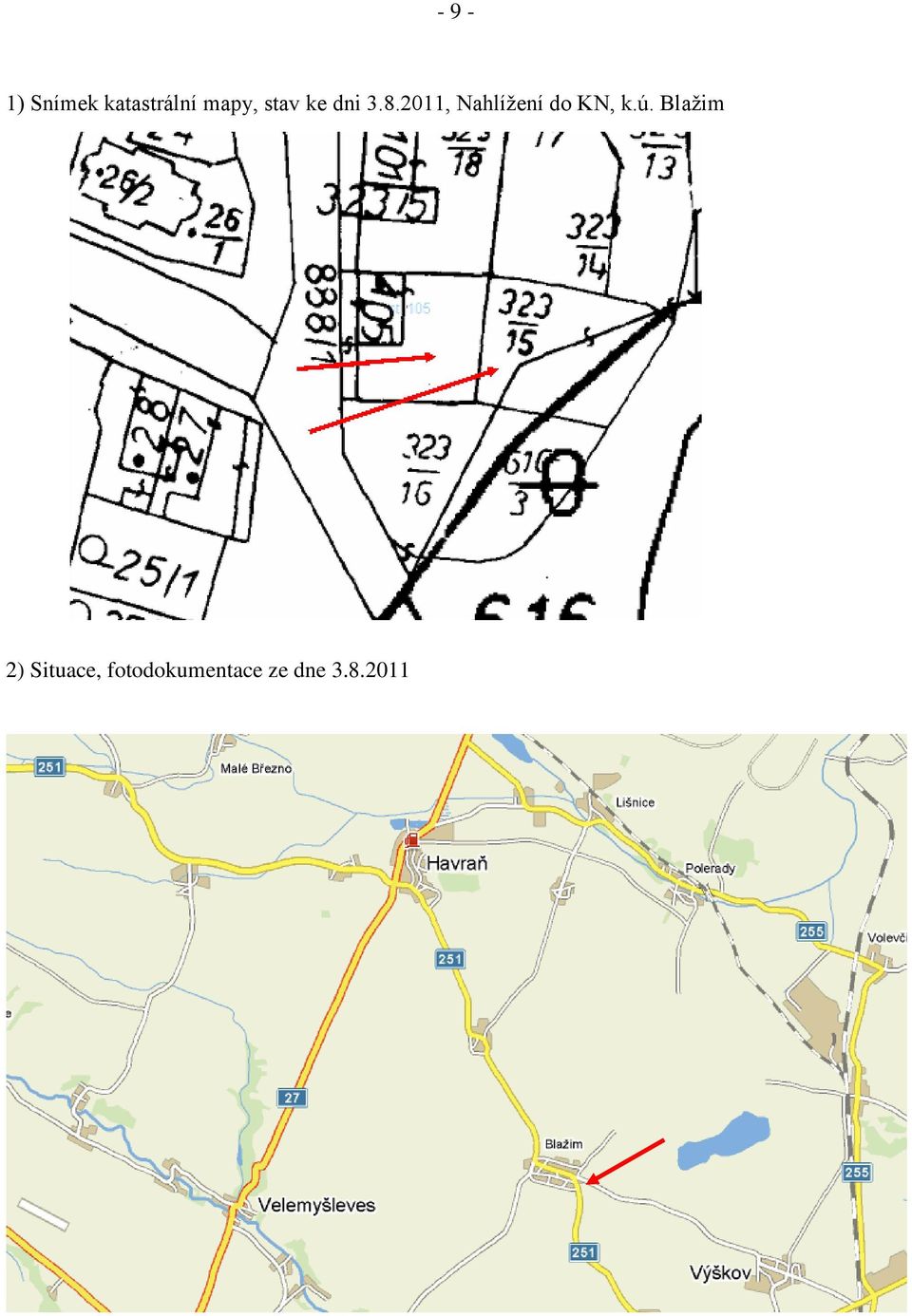 2011, Nahlížení do KN, k.ú.